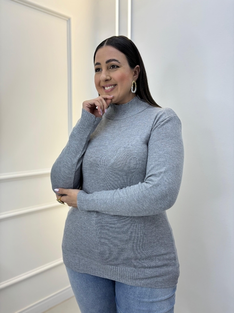 BLUSA TRICOT GOLA ALTA - comprar online