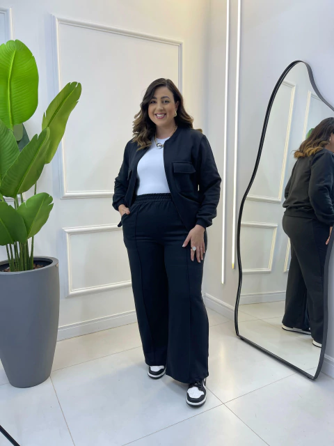 CONJUNTO MOLETOM KAROLINE PLUS SIZE - comprar online