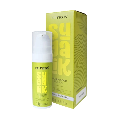 SugaLik - Gel Sugador Líquido - Pistache - 15g