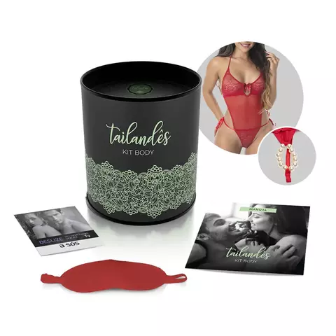Kit Sensual Body Tailandes - Vermelho