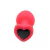Plug Anal P - Silicone Pink com Coração Preto - comprar online