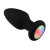 Plug Anal em Silicone com Rotação e Luz de Led