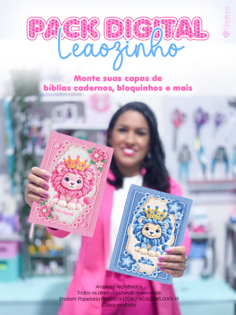 PACK DIGITAL LEAOZINHO - Azul e Rosa
