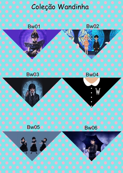 Bandanas Wandinha 12 unidades