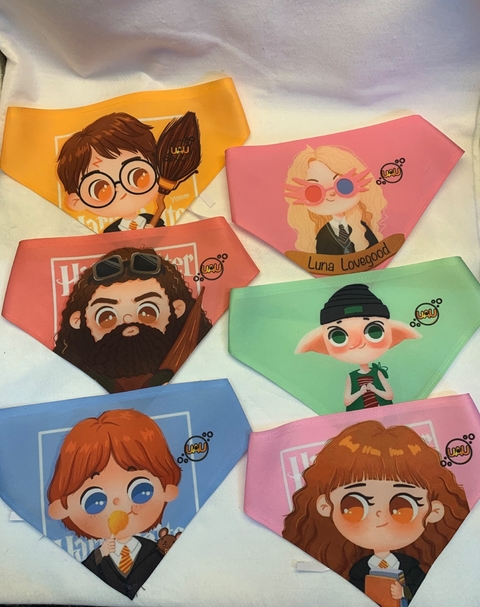 Bandanas Harry Potter Cute 12 unidades