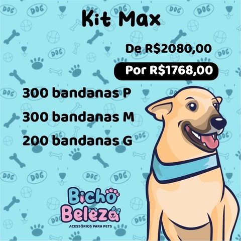Kit Max Bandanas 800 bandanas sortidas - comprar online