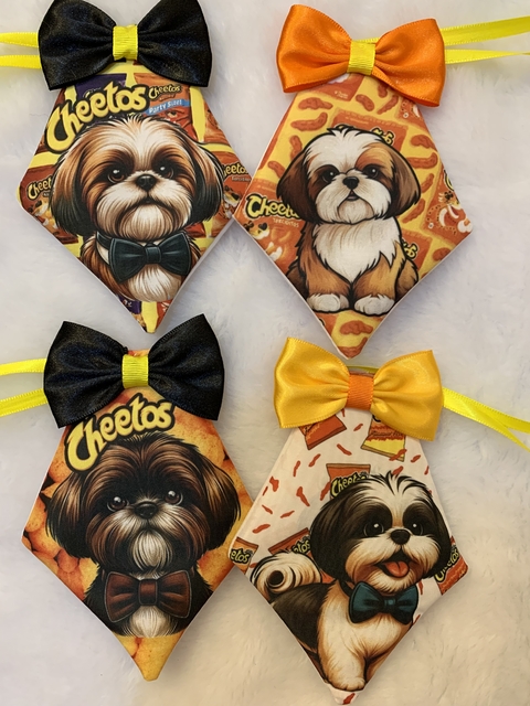 Gravatas cheetos ou shitzu 10 unidades - comprar online