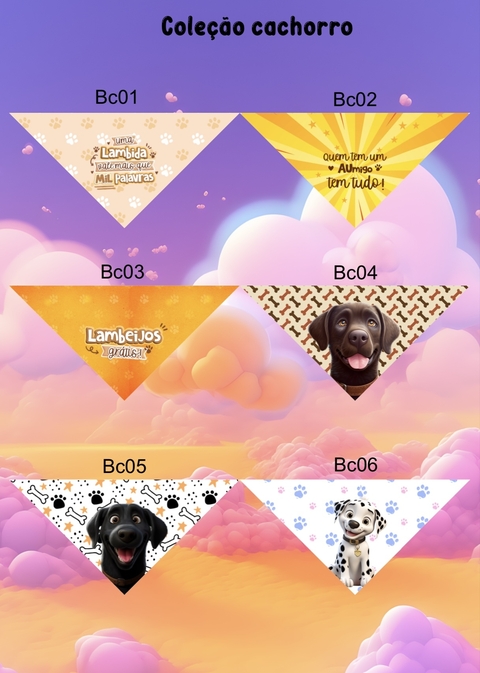 Bandanas Cachorro 12 unidades