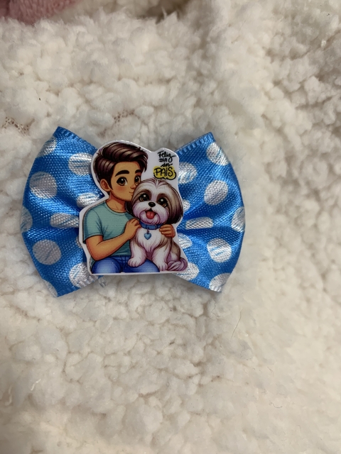 Laço feliz dia dos pais shitzu 10 unidades - comprar online