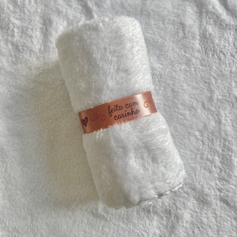 toalha Branca de rosto