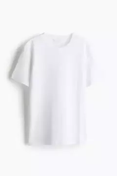 Remera manga corta de algodón oversize H&M