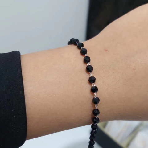 Pulseira Cristais Black - comprar online