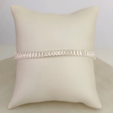 Pulseira Riviera Baguete 4mm - comprar online