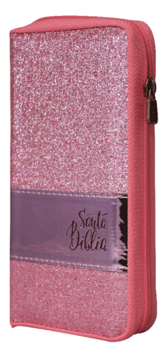 Biblia Reina Valera 1960 Tamaño Agenda Letra Chica Imitación Piel Rosa Claro [RVR035XZMD]