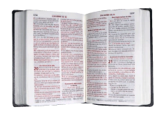 Biblia Reina Valera 1960 Chica Letra Mediana MDM Vinil Azul [RVR042cLGPJR] - comprar en línea