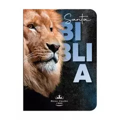 Biblia Reina Valera 1960 LEON COLORES Mini Bolsillo Letra Chica Tapa Semiflexible Tapa 15 [RVR.11ePJR-GPR:15]