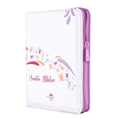 BIBLIA RVR045cZLM PJR BLANCO/MARIPOSAS - comprar en línea