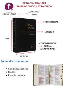 BIBLIA LETRA GRANDE VINIL NEGRO RVR042C