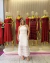 Vestido Feminino Elegante Festas Natal Vermelho Catarina - loja online