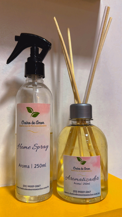 Promoção Kit Difusor de Varetas + Home Spray - 250ml cada