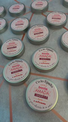 Mini Vela Aromática 15g - NA LATINHA - Cheiro de Amor Essências