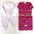 Saída Maternidade Tia Anastácia - 3 peças - Rosa Escuro - Momô Baby Store