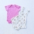 Kit body e jardineira tapa fraldas em algodão com elastano estampa Ratinha (2 peças) - Momô Baby Store
