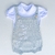 Macacão romper flores do campo - Azul Seco - Momô Baby Store