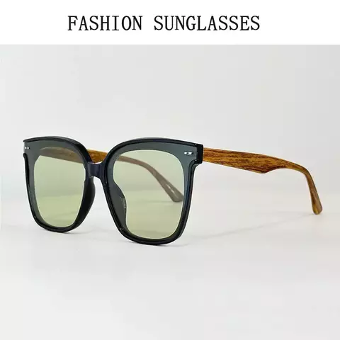 Óculos de sol polarizados de grandes dimensões feminino na moda vintage olho d