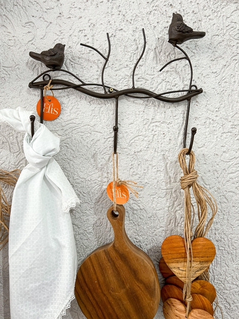 Gancheira Pássaros no Jardim - comprar online