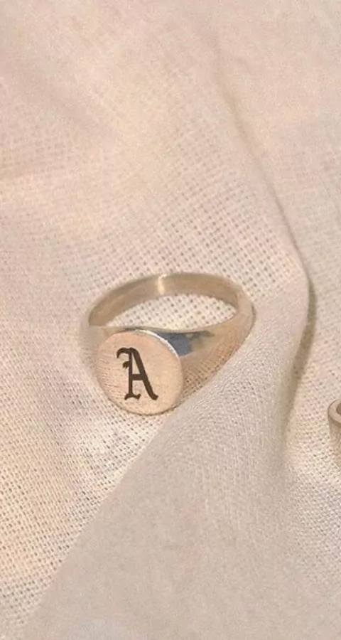 Anillo Self plata o bronce. - comprar online