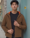 Jaqueta Moletom Masculina Marrom
