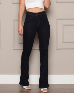 Calça Jeans Flare Boca de Sino Feminina Várias Cores - KS Casual