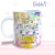 CANECA XÍCARA PORCELANA QUE FELICIDADE VIRE ROTINA CORUJA 10 - comprar online