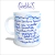 CANECA XÍCARA NOSSA SENHORA APARECIDA MANTO E NUVENS AZUL 1 - comprar online