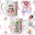 CANECA XÍCARA DIA DA MÃE QUE SORTE A NOSSA BONEQUINHAS ROSA - Canelika's Canecas Personalizadas
