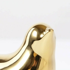 Escultura Pássaro Dourado - comprar online
