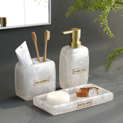 Kit Para Banheiro 3 Peças Pérola