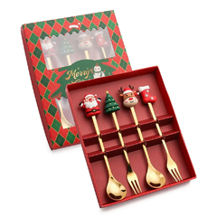 Conjunto de Talheres de Sobremesa Natal - loja online