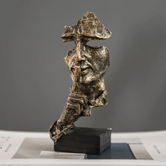 Imagem do Escultura Nordic Decorativa - Silêncio | Não veja | Não ouça