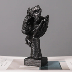 Escultura Nordic Decorativa - Silêncio | Não veja | Não ouça