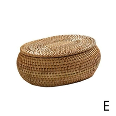 Cesto Organizador com Tampa Rattan | RattanVibe - comprar online