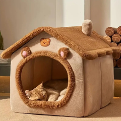 Casinha Pelúcia para Pet Porte Pequeno | Cães E Gatos na internet