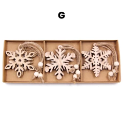Conjunto 12 peças Enfeite para Árvore de Natal em MDF - comprar online