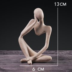 Escultura Nordic Decorativa Pensador na internet