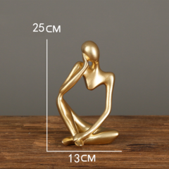 Imagem do Escultura Nordic Decorativa Pensador