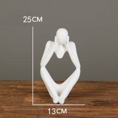 Escultura Nordic Decorativa Pensador - loja online