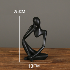 Imagem do Escultura Nordic Decorativa Pensador
