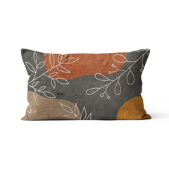 Capa de Almofada Boho Folhagens - Retangular - MaraviLar
