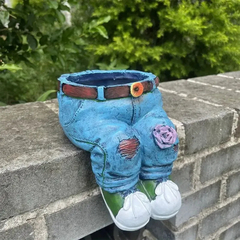 Vaso de Planta Decorativo Calça Jeans - MaraviLar